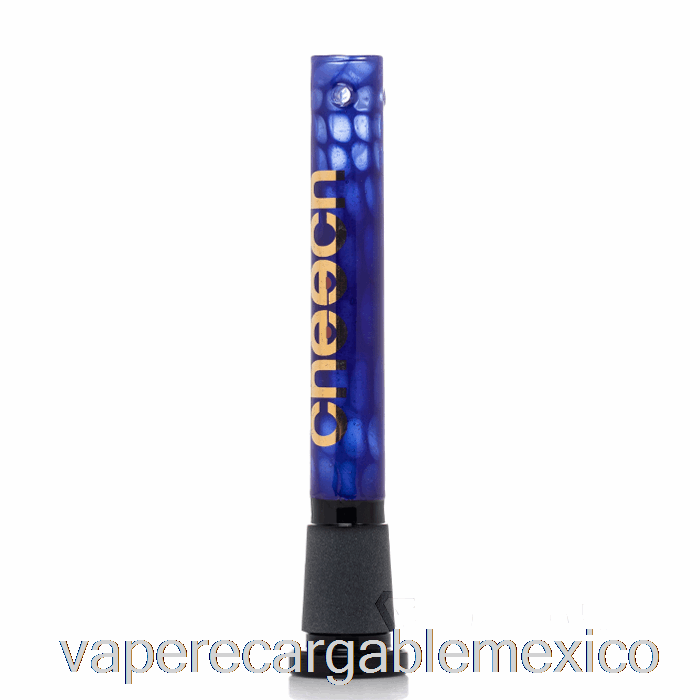 Vape Recargable Cheech Glass 4 Pulgadas Panal Downstem Azul
